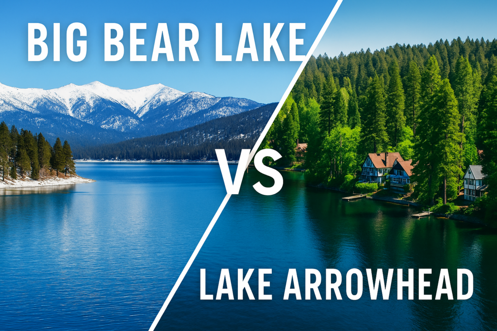 Big Bear Lake vs Lake Arrowhead
